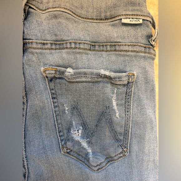 MOTHER Insider Crop Step Fray Jeans In Chatterbox Women’s Size 26 - Picture 9 of 16